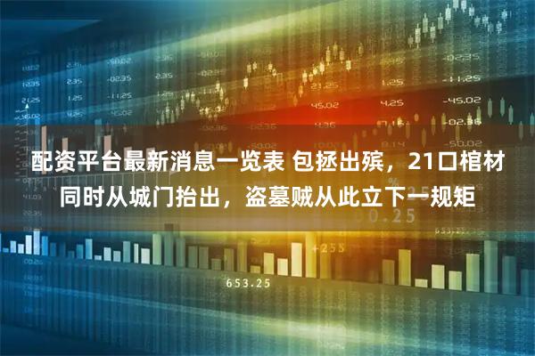 配资平台最新消息一览表 包拯出殡，21口棺材同时从城门抬出，盗墓贼从此立下一规矩