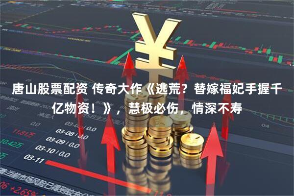 唐山股票配资 传奇大作《逃荒？替嫁福妃手握千亿物资！》，慧极必伤，情深不寿